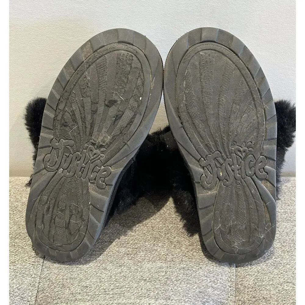 Justice girls size 5 Black Boots